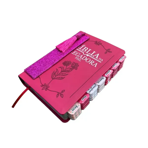 Capa do livro Bíblia de Estudo da Pregadora Vermelha Fiel Cpp Full Color Arc