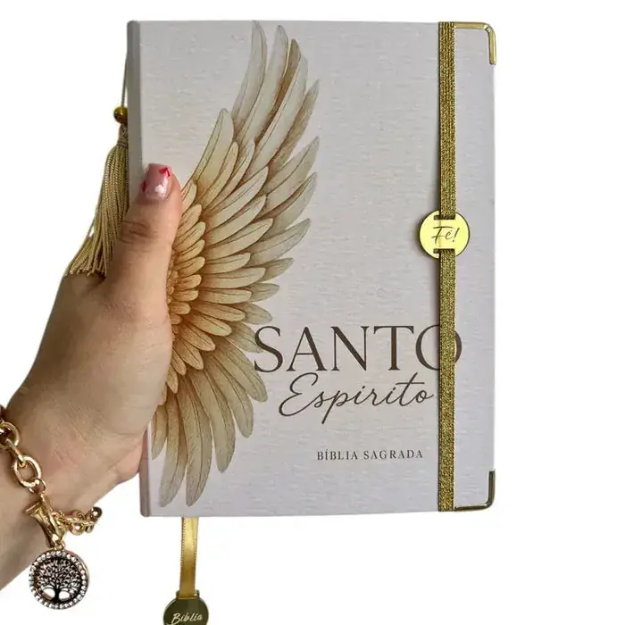 Foto do produto Bíblia Sagrada - Evangélica letra Gigante com abas- Coleção Espírito Santo